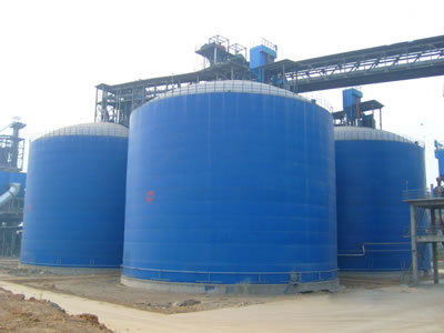 平原水泥钢板库改造